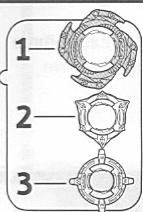 HASBRO BEYBLADE V FORCE DRANZER F A27 82631 - TRIPLE RONDE - 3