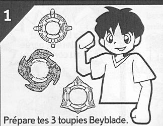 HASBRO BEYBLADE V FORCE DRANZER SHIELD A2 82663 - TRIPLE RONDE Ton adversaire et toi vous affrontez avec chacun 3 toupies BEYBLADE, pour trois fois plus d'action! - 1