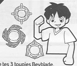 HASBRO BEYBLADE V FORCE GALZZLY A9 82633 - Ton adversaire et toi vous affrontez avec chacun 3 toupies BEYBLADE, pour trois fois plus d'action! - 1