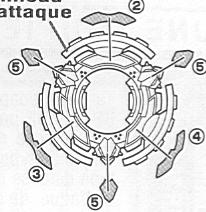 HASBRO BEYBLADE V FORCE MASTER DRACIEL A33 - CONSTRUIS: - 5