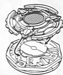 HASBRO BEYBLADE V FORCE MASTER DRACIEL A33 - CONSTRUIS: - 10
