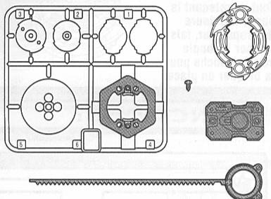 HASBRO BEYBLADE V FORCE WING DEFENSER 31 82679 - PIÉCES: - 1