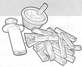 HASBRO EASY BAKE REAL MEAL OVEN FRIES WITH CHEESE DIP - Make while fries cool - 1