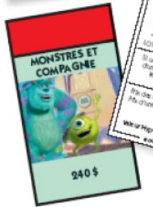 HASBRO MONOPOLY PIXAR - Les règles classiques de monopoly - 4