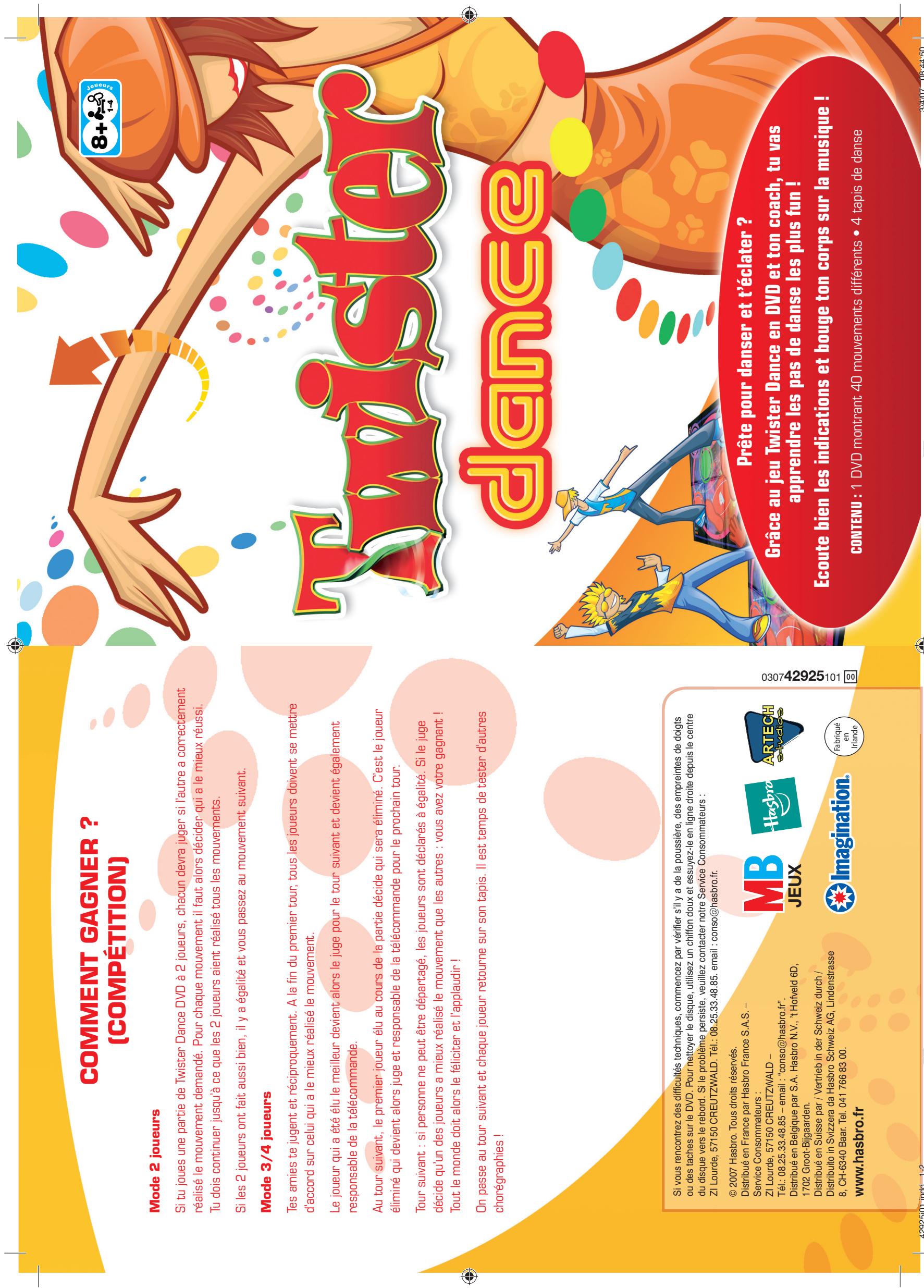 HASBRO TWISTER DANCE DVD - 1