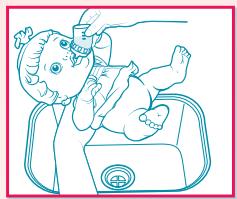 HASBRO BABY ALIVE BETTER NOW BABY - Important cleaning instructions - 1