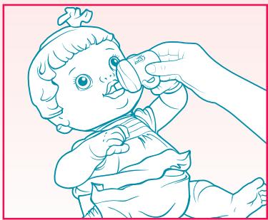 HASBRO BABY ALIVE BETTER NOW BABY - To feed your doll: - 1