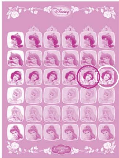 HASBRO YAHTZEE JR DISNEY PRINCESS ENCHANTED - EXAMPLE DE SCORE - 2