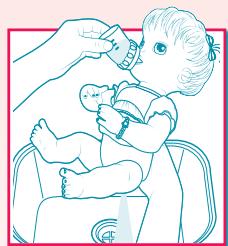 HASBRO BA BABY ALIVE - Astuces pour nettoyer le visage de la poupée : - 1