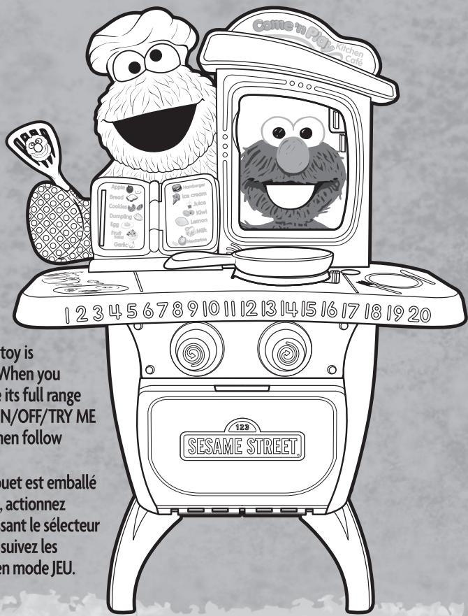 HASBRO SESAME STREET COOKIE MONSTER KITCHEN CAFE - Cookie Monster Kitchen Café Café-Bistro Cookie Monster - 1