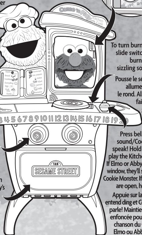 HASBRO SESAME STREET COOKIE MONSTER KITCHEN CAFE - TO PLAY - 1