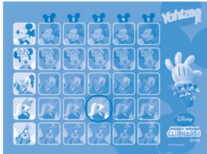 HASBRO YAHTZEE JR MICKEY MOUSE CLUBHOUSE - COMPTER SES POINTS - 1