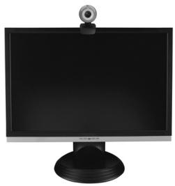 LOGITECH E2500 - Colocacion de la CAMERA, el micrófono y los altavoces - 1