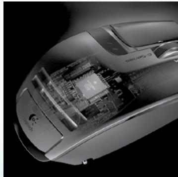 LOGITECH G9 LASER MOUSE - Prestazioni plug-and-play con memoria integrata - 1