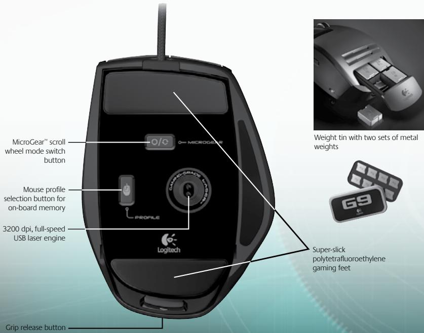 LOGITECH G9 LASER MOUSE - G9 Laser Mouse Features (continued) - 1