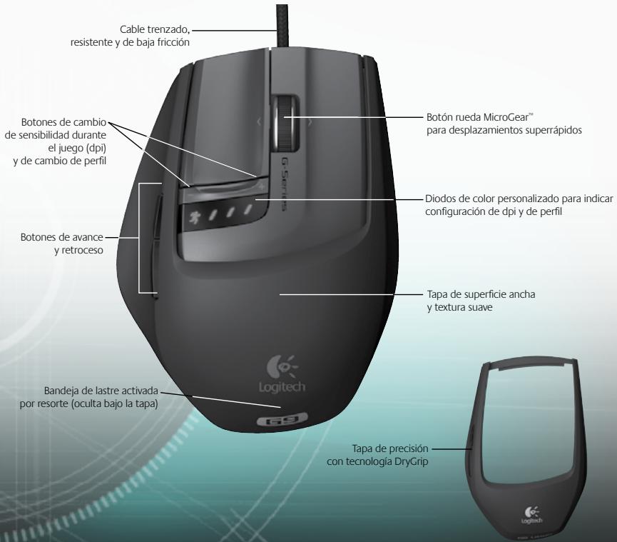 LOGITECH G9 LASER MOUSE - Characteristicas de G9 Laser Mouse - 1