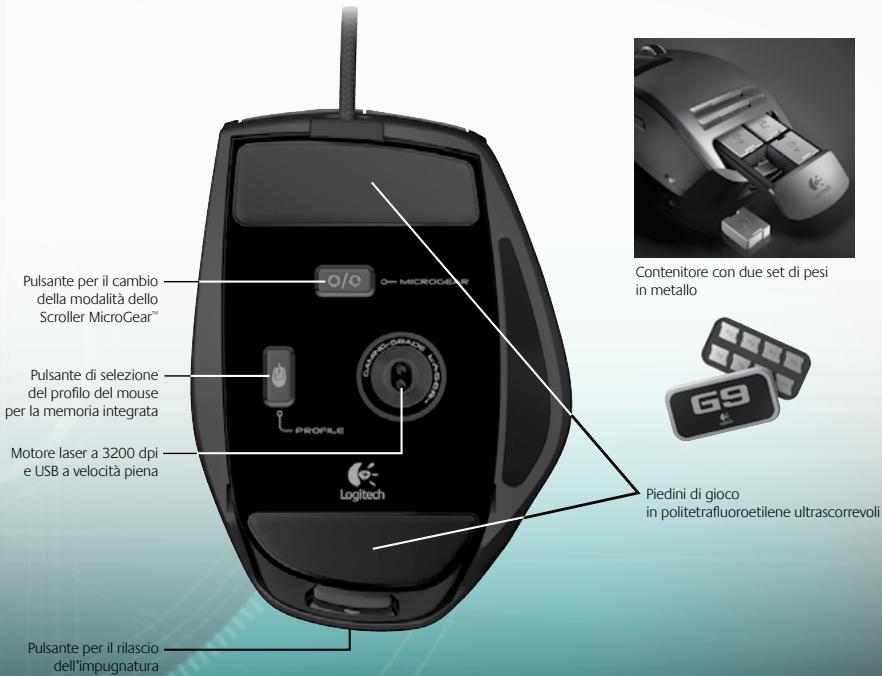 LOGITECH G9 LASER MOUSE - Caratteristiche di G9 Laser Mouse (continuazione) - 1