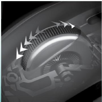 LOGITECH G9 LASER MOUSE - Botón rueda de precision MicroGear™ con desplazamento superrápido - 1