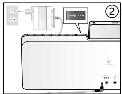 LOGITECH PURE-FI ANYWHERE - Ladowanie gośników - 2