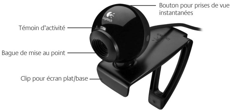 LOGITECH QUICKCAM E 1000 - Caracteristiques de laamera - 1