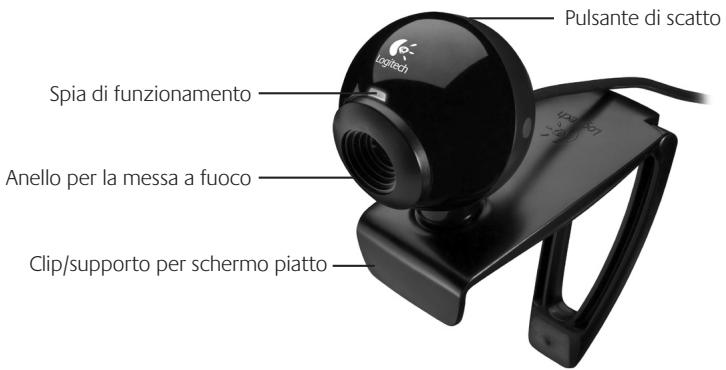 LOGITECH QUICKCAM E 1000 - Caratteristiche della webcam - 1