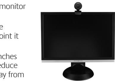 LOGITECH QUICKCAM IM PLUS - Position camera, microphone, and speakers - 1