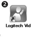 LOGITECH C210 - Acceso a la configuración de la cuenta e inicia de aplicaciones - 3