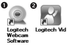LOGITECH C510 - Accessing account settings and starting applications - 2