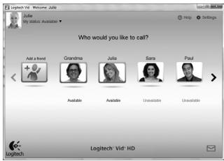 LOGITECH C510 - La webcam Web seenta con Logitech Vid HD - 1