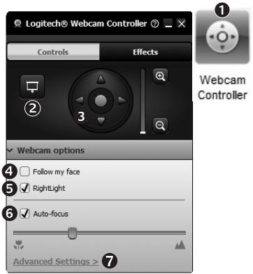 LOGITECH C510 - Personnalisation de votreamera Web lors d'un appel video - 1