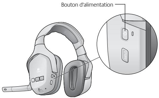 LOGITECH F540 - Mise hors tension du casque - 1