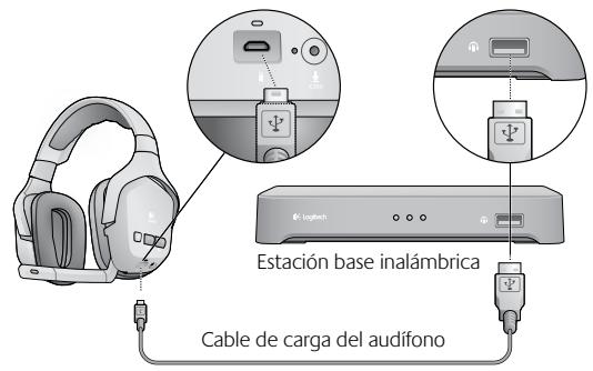 LOGITECH F540 - Carga del audifono - 1