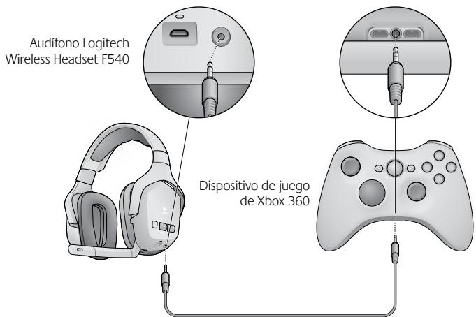 LOGITECH F540 - Conexión de charlas para Xbox 360 - 1