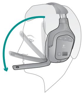 LOGITECH G930 - Témoin d'état de la connexion sans fil (q) - 5