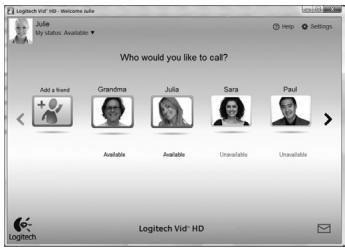 LOGITECH C110 - Do kamery internetweit jest dołaczone oprogramowanie Logitech Vid™ HD - 1