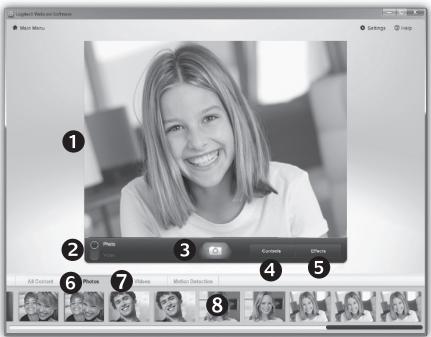LOGITECH C110 - Capture video et prise photo - 1