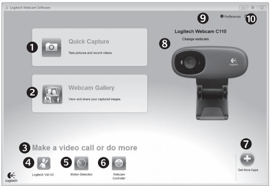 LOGITECH C170 - PpIaBvXbAe B coΦTyepa Ha ye6 kamepaT a Logitech - 1