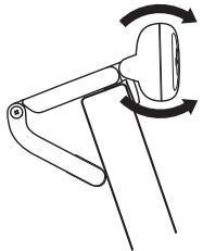 LOGITECH C170 - Anbringen der Webcam - 1