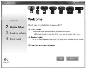 LOGITECH C170 - Nastavitev programske opreme Logitech Vid HD - 1