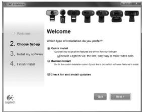 LOGITECH C170 - Setting up Logitech Vid HD - 1
