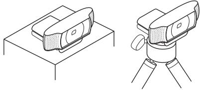 LOGITECH C930E - Positionnez la webcam - 1