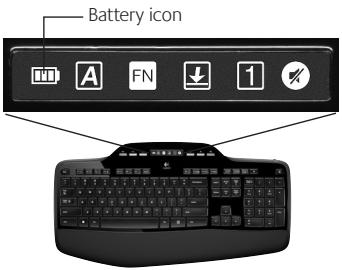 LOGITECH DESKTOP MK120, WIRELESS DESKTOP MK270, WIRELESS DESKTOP MK330, WIRELESS DESKTOP MK710 - Battery sleep mode - 1