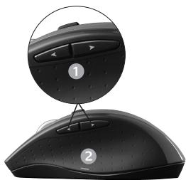 LOGITECH DESKTOP MK120, WIRELESS DESKTOP MK270, WIRELESS DESKTOP MK330, WIRELESS DESKTOP MK710 - Compartmento para el receptor bajo del mouse - 1
