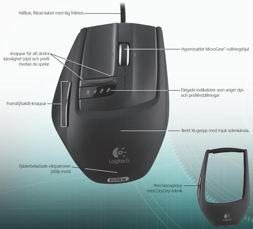 LOGITECH G500S - G9x Laser Mouse - Funktioner - 1