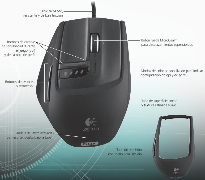 LOGITECH G700S - Characteristicas de G9x Laser Mouse - 1