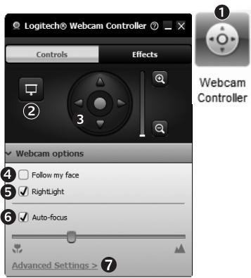 LOGITECH HD WEBCAM C270 - Personnalisation de votreamera Web lors d'un appel video - 1