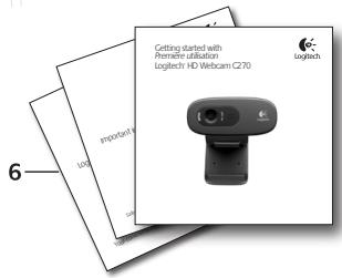 LOGITECH HD WEBCAM C270 - Contents - 4
