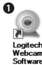 LOGITECH HD WEBCAM C270 - Accessing account settings and starting applications - 2