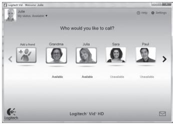 LOGITECH HD WEBCAM C270 - A webcam Web inclui o Logitech® Vid™ HD - 1