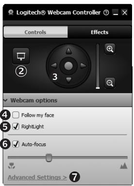 LOGITECH HD WEBCAM C270 - Ajuste de la webcam Web durante una videoconferencia - 1